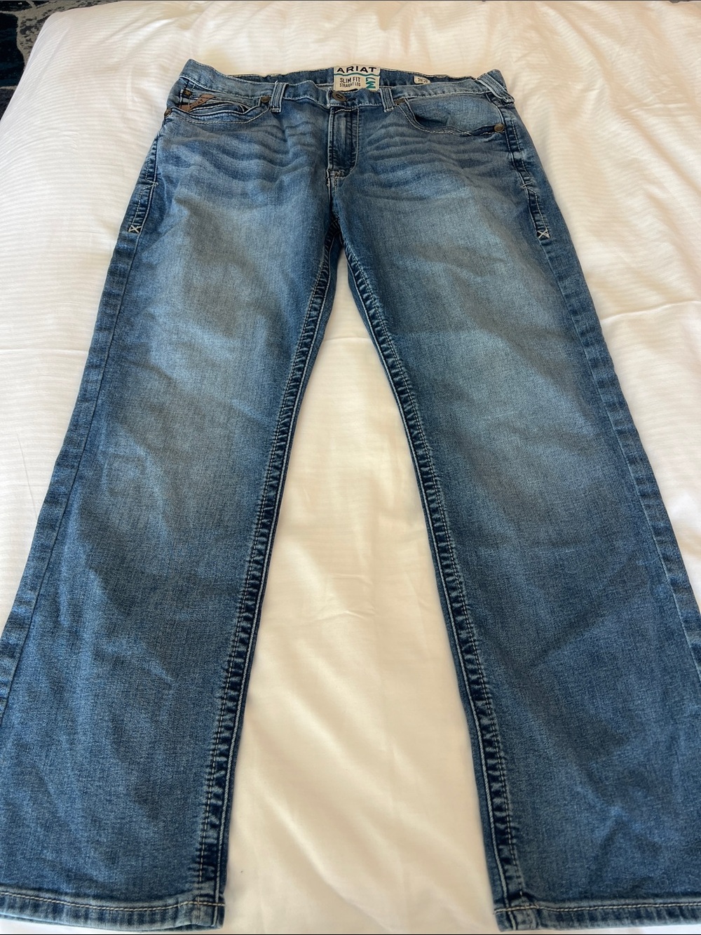 Ariat M7 Light Blue Straight Leg Jeans